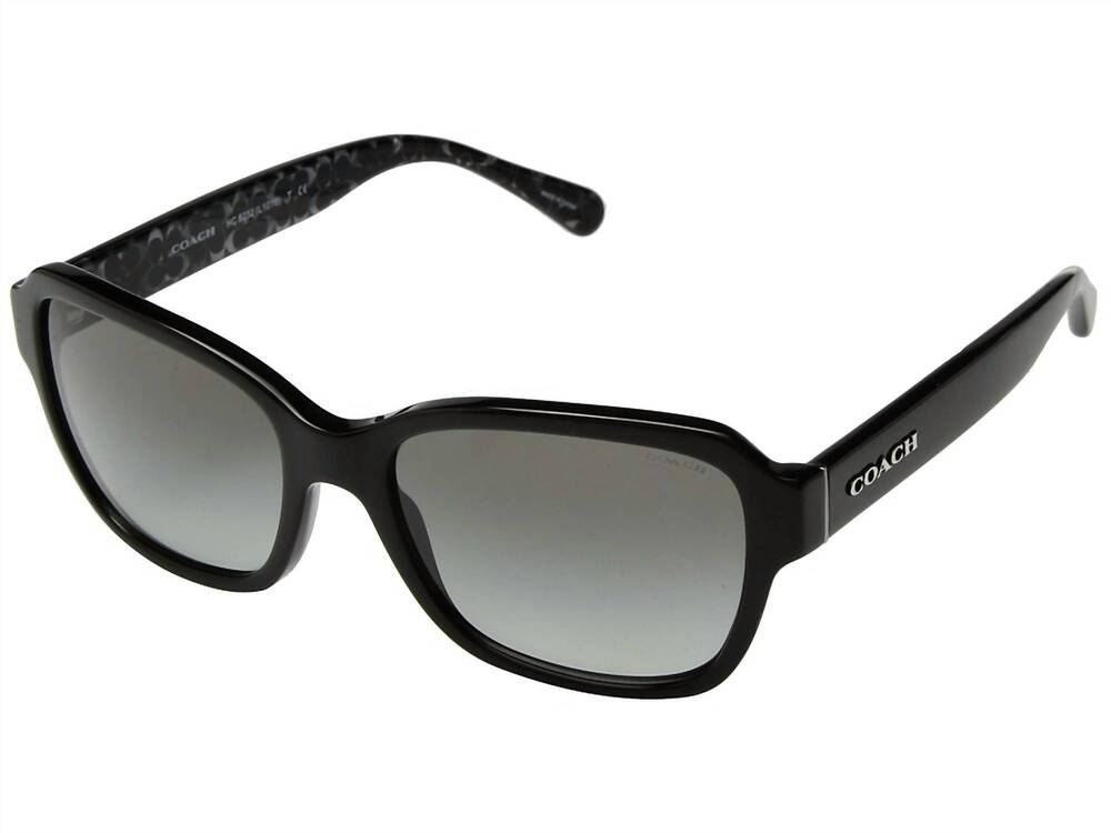 NEW COACH women's 0hc8232 551011 non polarized sunglasses in black